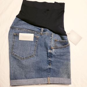 Maternity Boyfriend Jean Shorts